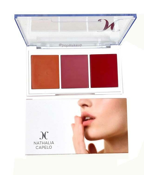 LIP E CHEEK NATHALIA CAPELO - PALETA DE BLUSH E BATOM