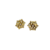 Brinco design de flor banhado a ouro 18K - comprar online