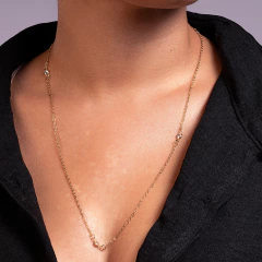 Colar Longo Luz e Cristal - comprar online