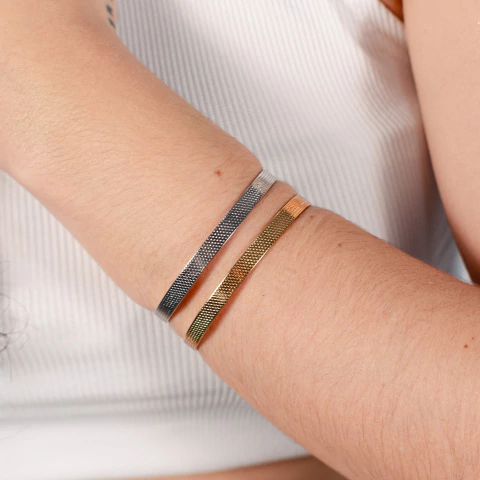 Bracelete Slim Texturizado