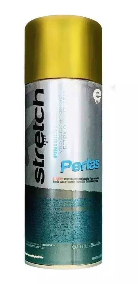 Stretch Pintura Removible Toda La Línea Color Amarillo Perla - comprar online