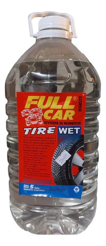 Revividor De Neumaticos Tyre Wet Full Car X 5l Brillo Mojado