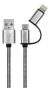 Cable Usb 2 En 1 Micro Usb Y Para iPhone Carga 2.1a Nisuta NSCAUSB21I en internet