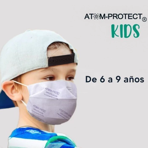 Mascarilla Social Atom-protect Tapaboca Conicet Original 1u