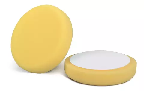 Pad Poliespuma Amarillo Corte Alto 3 Pulgadas Con Abrojo