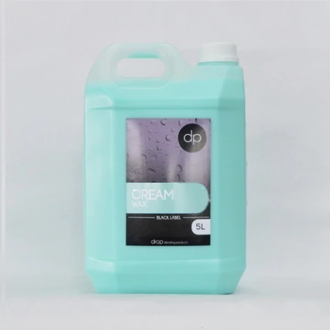Cream Wax Black Label Drop Detailing Products Cera 5 Litros