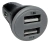 Cargador Para Auto Doble Usb 5v 2.1a Nisuta Ad12us2e Negro
