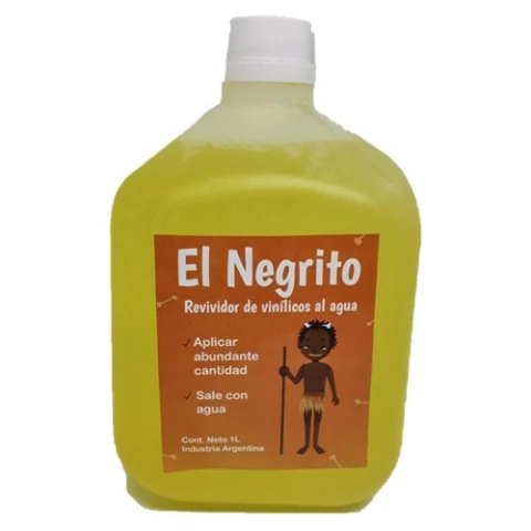 Revividor De Neumáticos Y Vinilicos Al Agua El Negrito 1 L