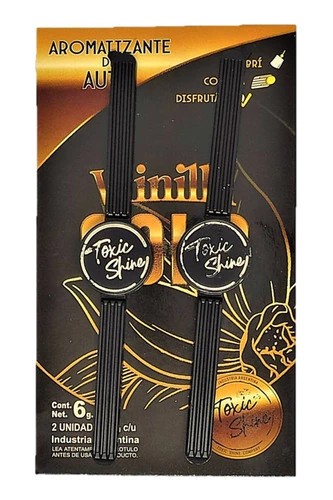 Toxic Shine Aromatizante De Auto Fragancia Vainilla Rejilla