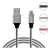 Cable Usb Micro Usb De 1m De 2.1a Malla De Metal Nscamemi - Glare Cars Detailing