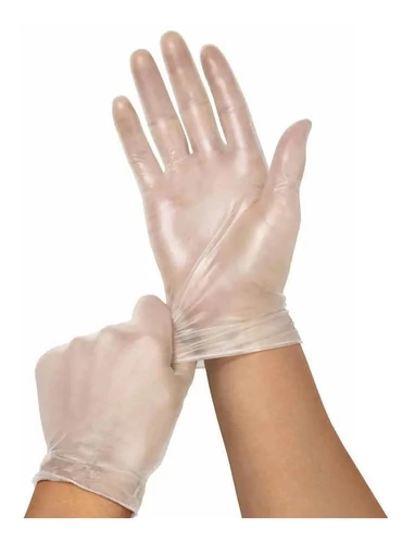 Guantes Descartables De Vinilo Ultra Resistentes Caja X 100 - comprar online