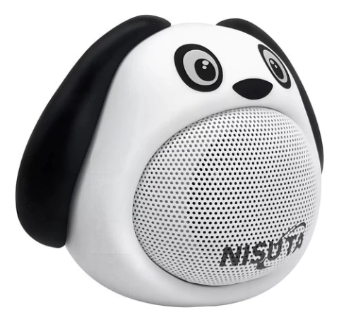 Parlante Portatil Bluetooth Perro Con Doble Parlante Nisuta NSPA81BP