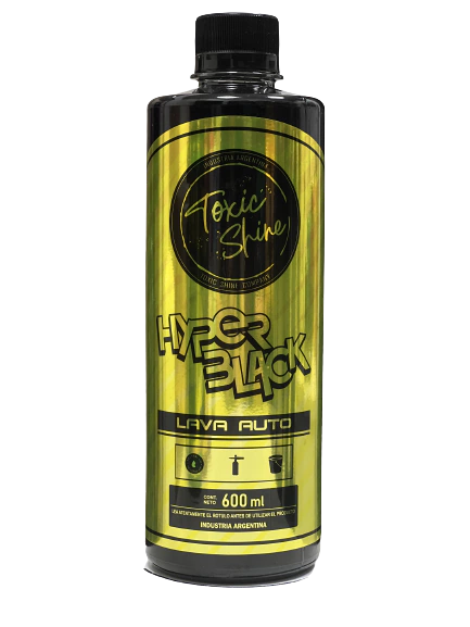 Shampoo Hyper Black Gold Toxic Shine Neutro C/ Ceras 600ml