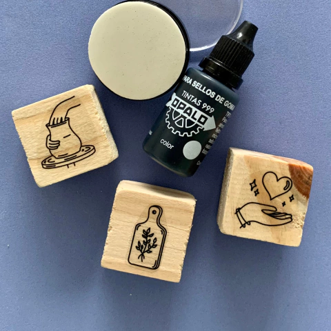 KIT CERAMICA + ALMOHADILLA Y TINTA - comprar online