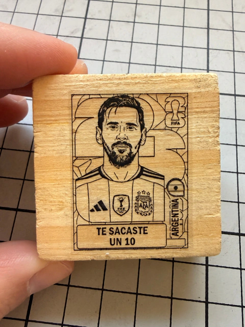 TE SACASTE UN 10 MESSI