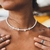 Chocker de Pérola Murano com Quartzo Rosa - comprar online