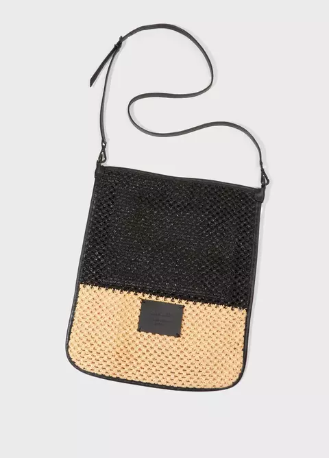 Bolsa Tote Tela Flat Bicolor Osklen