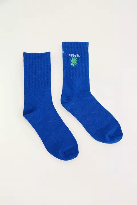MEIA AZUL COCO FARM RIO