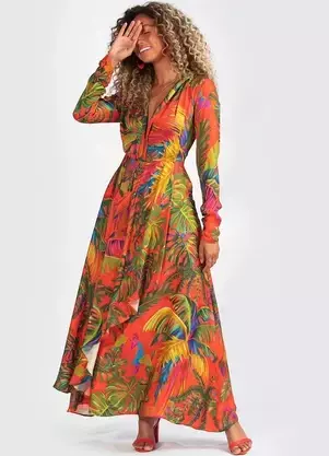 Vestido Longo Selva Urbana