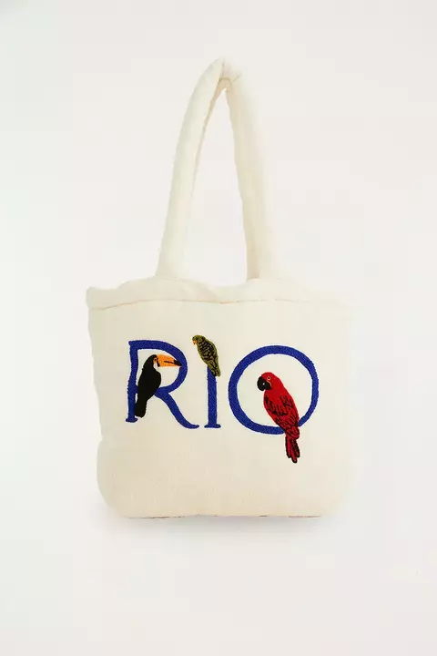 BOLSA SOLZAO FARM RIO OFF WHITE FARM ETC - Verão 2026