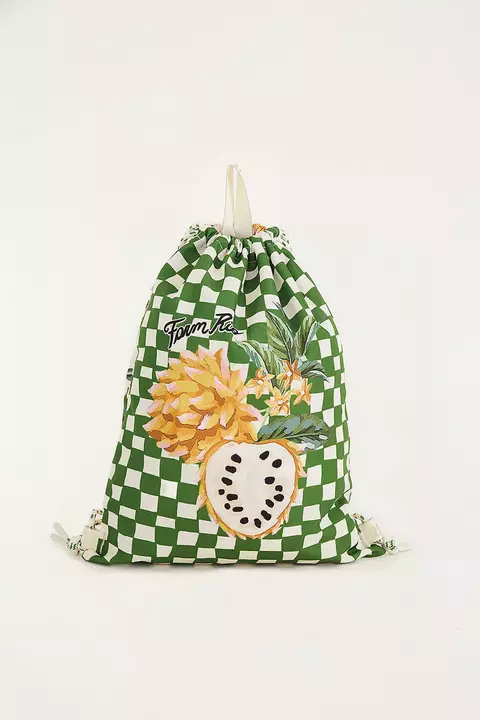 Bolsa praiana biribá off white FARM ETC - Verão 2026 - comprar online
