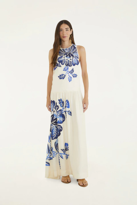 VESTIDO LONGO PARAISO FARM VERÃO 26