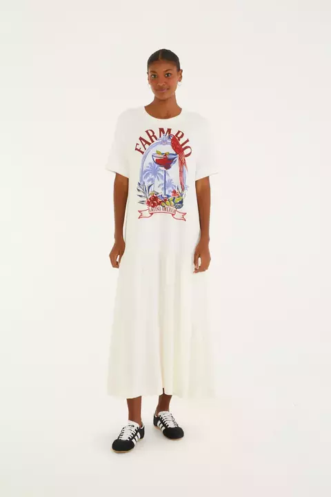 VESTIDO CROPPED MARIAS DRINK PINTADO