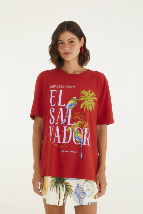 T SHIRT MEDIA SOY EL SALVADOR - comprar online