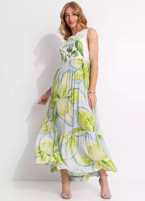 VESTIDO MIDI MOJITO FARM RIO