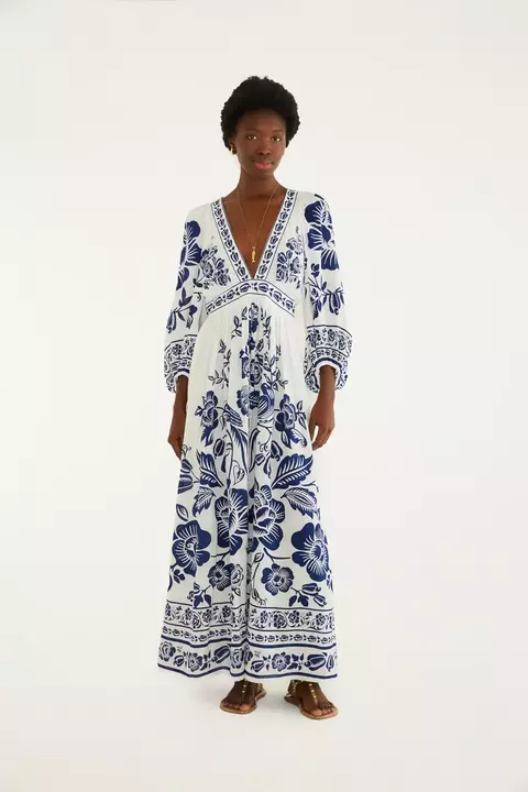 VESTIDO LONGO NOITE DE PASSARO - comprar online