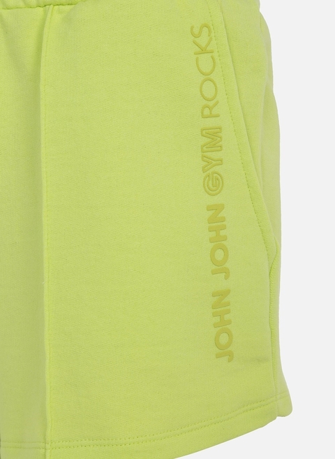 O  Shorts possui modelagem mais reta ao corpo, comprimento curto e assimétrico, cós largo com elástico e acabamento pespontado.

versátil e confortável, detalhe de nervura no centro frente e assinatura em silk neon.

Composição: 100% Algodão

Cor: Verde C