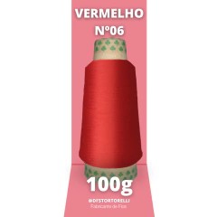 FIO COLORIDO 100g PARA COSTURA OVERLOCK 150/48 - LISO