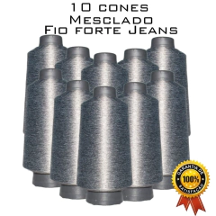 KIT 10UN 500G FIO FORTE PARA JEANS - DFSTORTORELLI