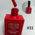 Esmalte gel vermelho coleção #11