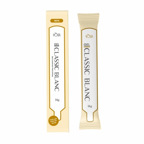 Gel Construtor Classic Blanc Sachê 14g - Vólia