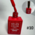 Esmalte gel vermelho coleção #10