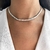 Choker Malha - Banhado a Prata - comprar online
