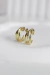 Argola Tripla - Banhada a Ouro - comprar online
