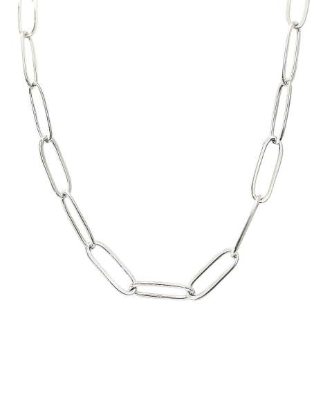 Choker Corrente - Banhado a Prata