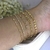 Pulseira Veniziana Bolinha - Dourada na internet
