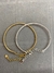 Bracelete Liso - Banhado Ouro/Prata na internet