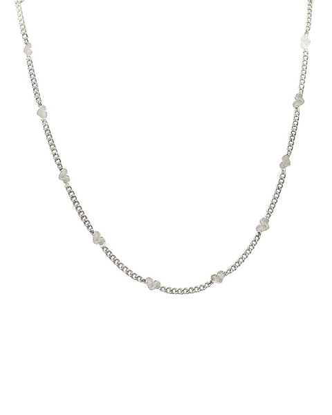 Choker Mini Corações - Banhado a Prata