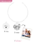 Pulseira Personalizada Foto - Banhado a Prata