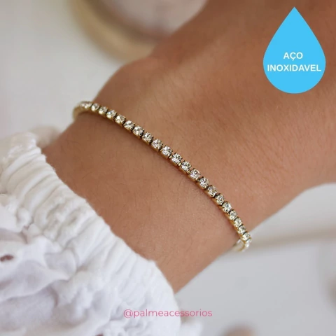 Pulseira Riviera - Aço Inoxidável Dourado - comprar online