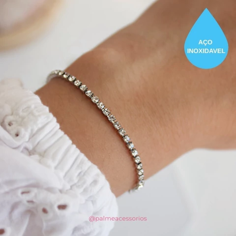 Pulseira Riviera - Aço Inoxidável Prata - comprar online