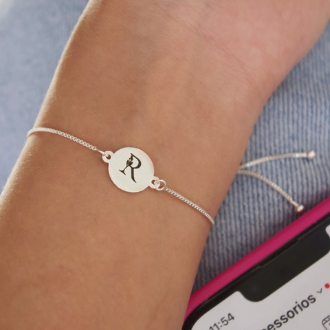 Pulseira Personalizada Gravatinha - Banhado a Ouro/Prata - comprar online