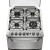 Cocina 56cm multigas Inox. Electrolux doble horno - Maitess 