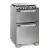 Cocina 56cm multigas Inox. Electrolux doble horno en internet