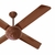 Ventilador techo Severbon Palas metalicas marron - comprar online
