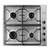 Anafe a gas empotrable Inoxidable Florencia 6748i Rej.fund